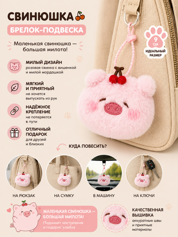 Брелок Свинюшка